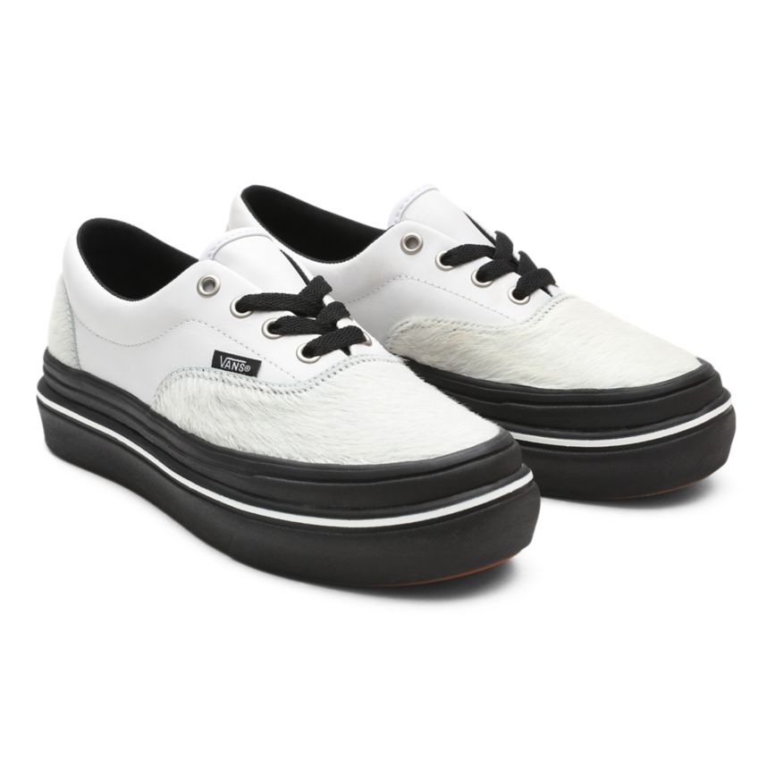 Vans Fury Super ComfyCush Era Dam Vita/Svarta - Vans Classics Rea Online (UBVAI8397)